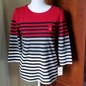 Karen Scott Sport long sleeve NWT petite sm